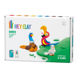 HeyClay HeyClay Klei Birds Pheasant Ara Parrot Dove 6-pack