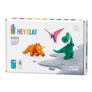 HeyClay Hey Clay Klei Dinos Pterodactylus Triceratops Tyran 6-pack