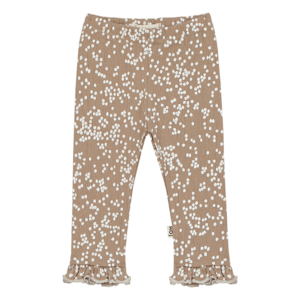 House Of Jamie House Of Jamie Baby Legging Frill Latte Little Dots