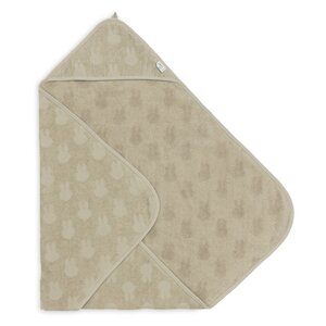 Jollein Jollein Badcape Badstof Miffy Jacquard Olive Green