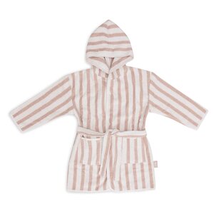 Jollein Jollein Badjas Stripe Terry Wild Rose