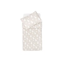 Jollein Dekbedovertrek Ledikant Miffy & Snuffy Nougat