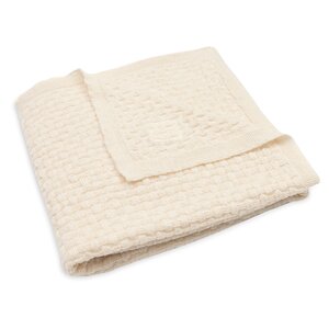 Jollein Jollein Deken Weave Knit Merino Wool Oatmeal Jollein Jollein Deken Weave Knit Merino Wool Oatmeal