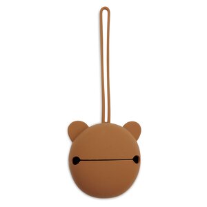 Jollein Jollein Speenhouder Siliconen Caramel