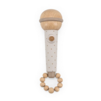 Label Label Houten Microfoon Nougat