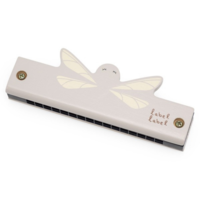 Label Label Houten Mondharmonica Nougat