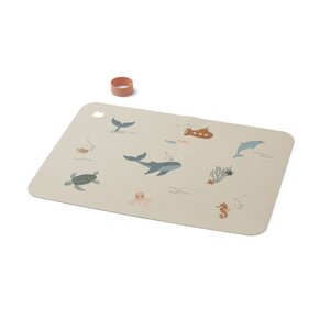 Liewood Liewood Knutselmat Placemat Jude Sea Creature Sandy