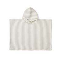 Liewood Poncho Paco Stripes Crisp White Sandy