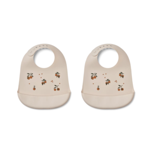 Liewood Liewood Slab Silicone Tilda Peach Sea Shell 2-pack*