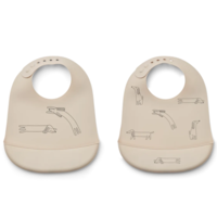 Liewood Slab Tilda Dog Sandy 2-Pack