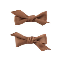 Lil' Atelier Mini Haarclip Harla Carob Brown 2-pack