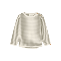 Lil' Atelier Mini Shirt Geo Moss Gray