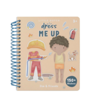 Little Dutch Aankleed- en Stickerboek Jim & Friends