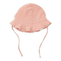 Little Dutch Hoedje Musselin Flower Pink