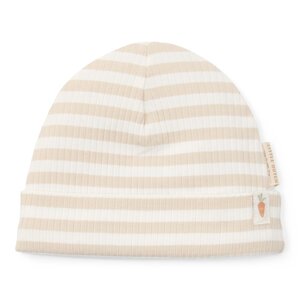 Little Dutch Little Dutch Mutsje Stripe Sand White