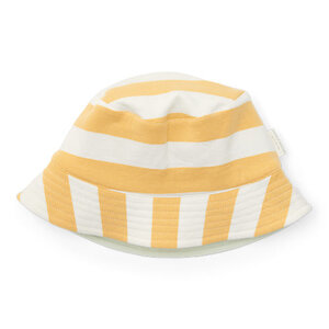 Little Dutch Little Dutch Reversible Hoedje Honey Stripes Farm Green