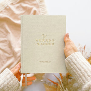 Blush And Gold Blush & Gold Wedding Planner Boek Ivory Goud