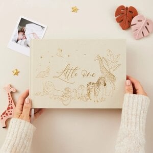 Blush And Gold Blush & Gold Baby Invulboek Little One Safari