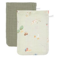 Little Dutch Washandjes Set Little Farm Olive