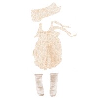 Mrs Ertha Poppen Kleding Ballon Romper Bouquet Silhouette