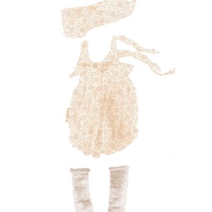 Mrs Ertha Mrs Ertha Poppen Kleding Ballon Romper Bouquet Silhouette
