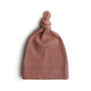 Mushie Mushie Baby Beanie Ribbed Cedar