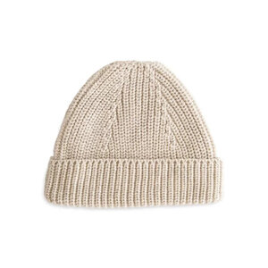 Mushie Mushie Beanie Chucky Knit Beige