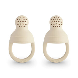 Mushie Mushie Fruitspeen Silicone Shifting Sands 2-pack