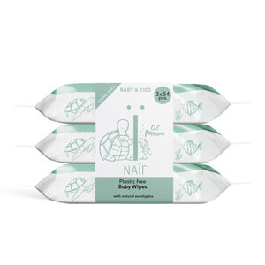 Naïf Naïf Baby Wipes 3-pack