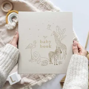 Blush And Gold Blush & Gold Invulboek My Baby Safari Met Geschenkbox