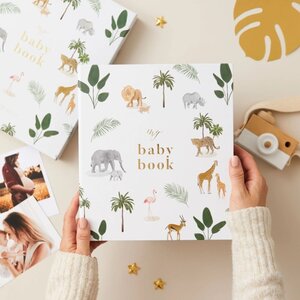 Blush And Gold Blush & Gold Invulboek My Baby Book Jungle