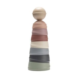 BIBS BIBS Stapeltoren Wobble Tower Pastel Rainbow