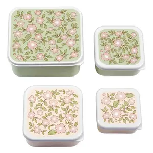 A Little Lovely Company A Little Lovely Company Lunch & Snackbox Set Bloesems