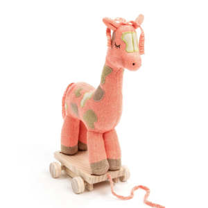 Smallstuff Smallstuff Trekdier Giraf roze