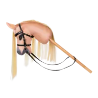 Stokpaard open mond blond deluxe