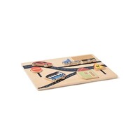 Kid's Concept Houten puzzel auto's