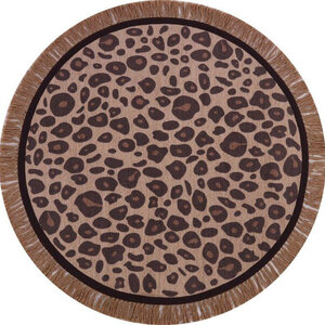 Tapis Petit Tapis Petit Vloerkleed Leopard Round