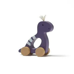 Kid's Concept Kid's Concept Trekfiguur Dino Paars