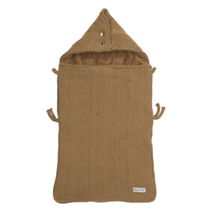 Meyco Meyco Voetenzak Mini Knots Teddy Toffee