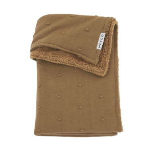 Meyco Meyco Deken Teddy Mini Knots Toffee