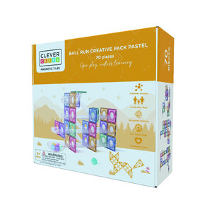 Cleverclixx Ball Run Creative Pack Pastel 70 Stuks