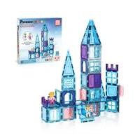 PicassoTiles Ice Winter Theme Magnetic Tiles set 72 stuks