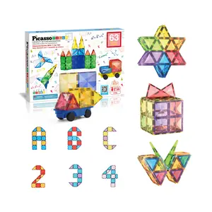 PicassoTiles PicassoTiles Diamond Series set 63 stuks