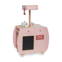 Label Label Houten Keuken Bistro Pink
