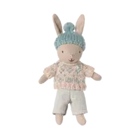 Maileg Winter Bunny Micro - Sand Mint
