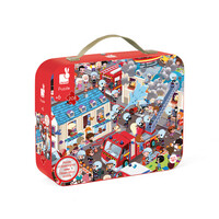 Janod Puzzel brandweer 6 - 9 jaar (208 stukjes)