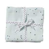 Done By Deer Hydrofiele Doeken 2-pack Dreamy Dots Blue
