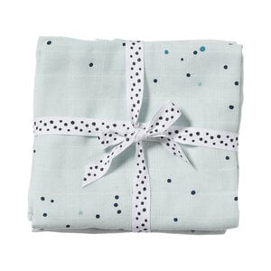 Done By Deer Done By Deer Swaddle 2-pack Dreamy Dots Blue