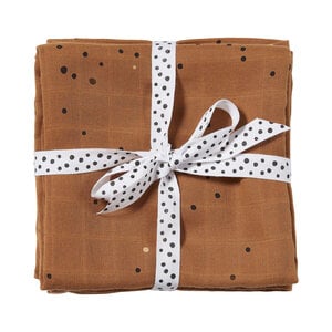 Done By Deer Done By Deer Swaddle 2-pack Dreamy Dots Mustard