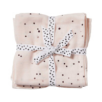 Done By Deer Swaddle 2-pack Dreamy Dots Powder